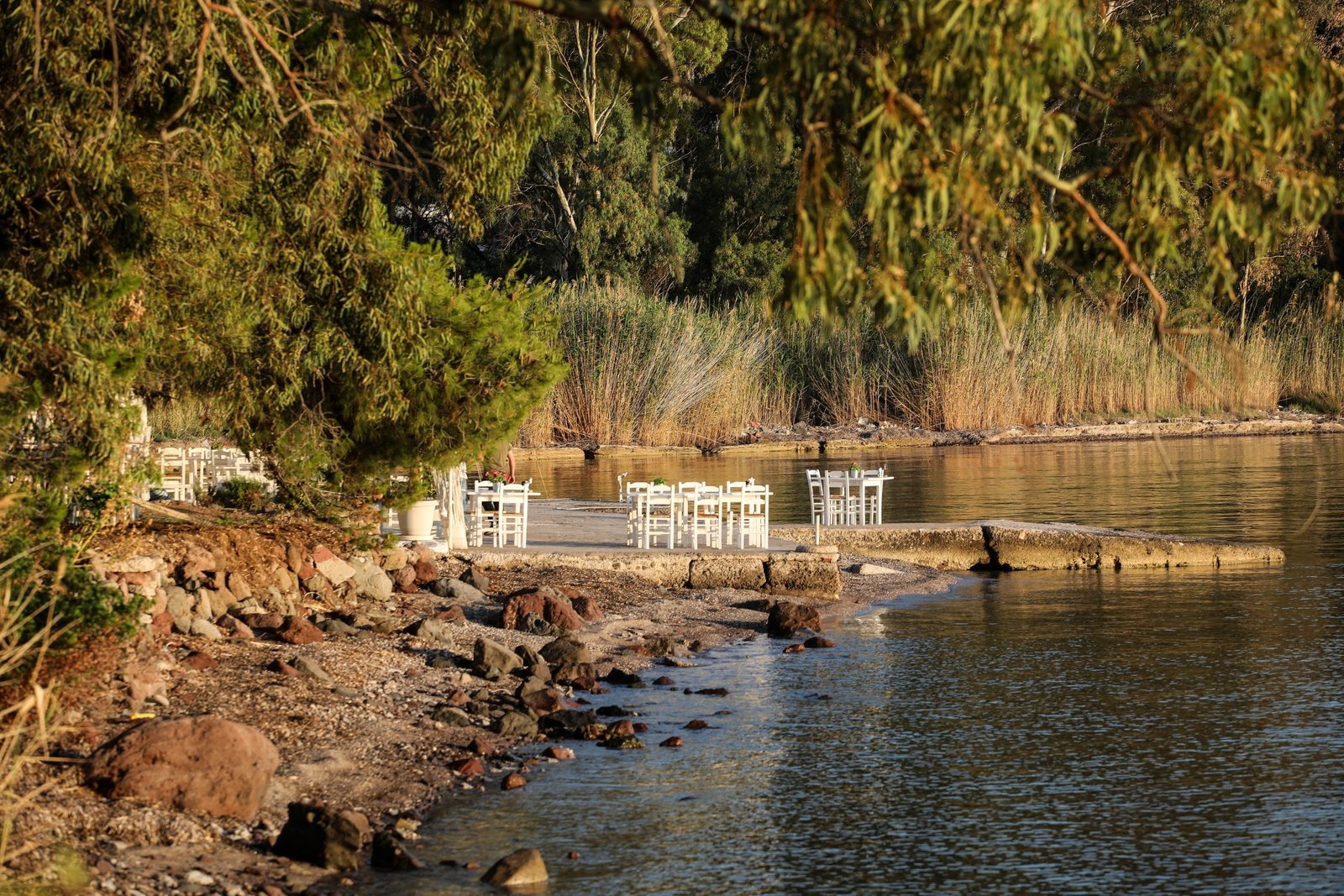 Tavern by the sea in Aeginitissa